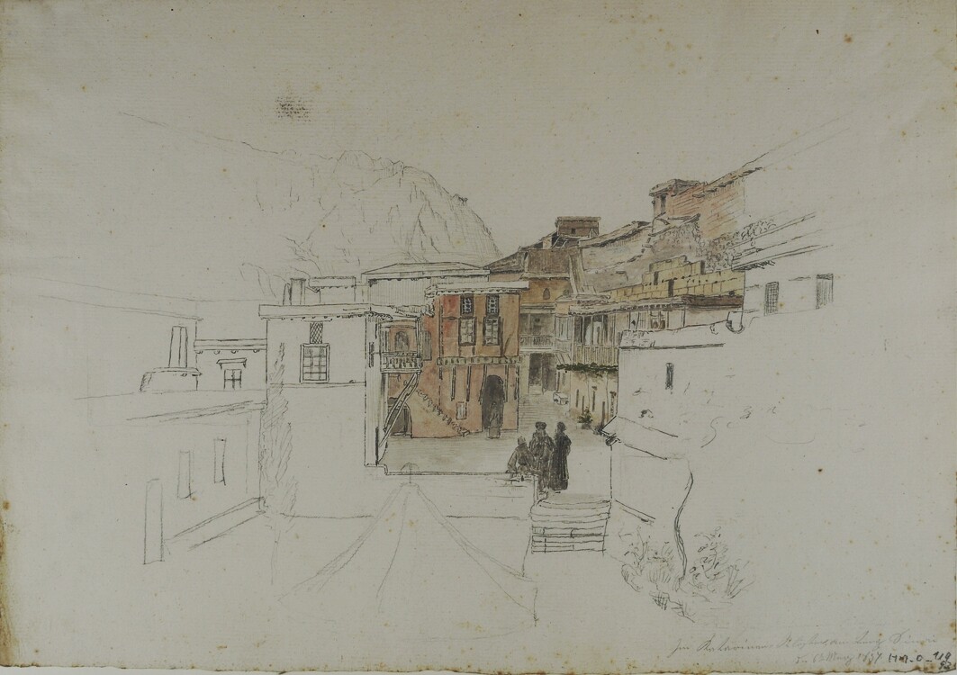 Johann Martin Bernatz, Im Katharinenkloster am Berg Sinai