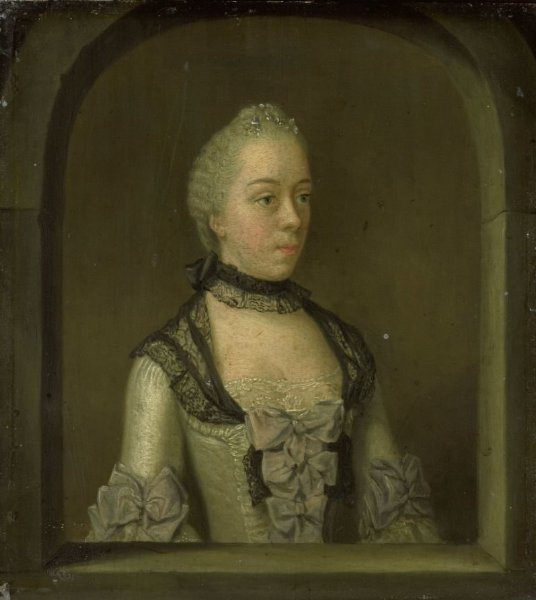 Tibout Regters, Portrait of Wilhelmina Hillegonda Schuyt, Wife of Joachim Rendorp