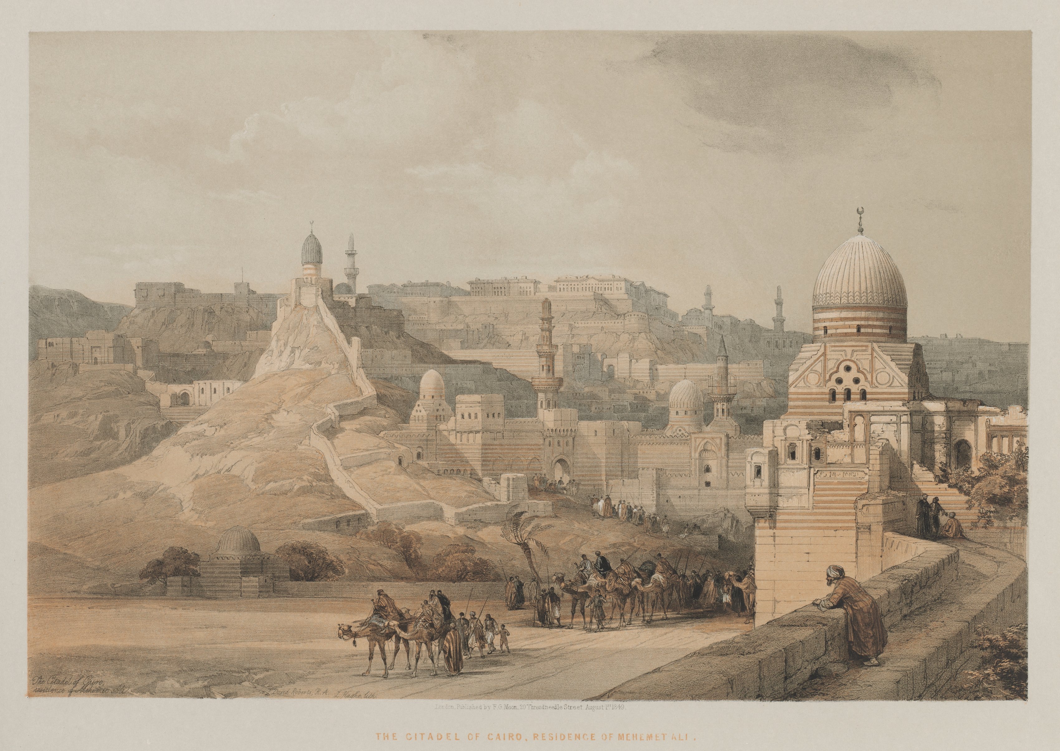 Louis Haghe, Egypt and Nubia, Volume III: The Citadel of Cairo, Residence of Mehemet Ali