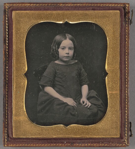 Unknown, [Portrait of a Little Girl with Ringlets]