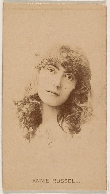 Kinney Brothers Tobacco Company, Annie Russell, from the Actresses series (N245) issued by Kinney Brothers to promote Sweet Caporal Cigarettes