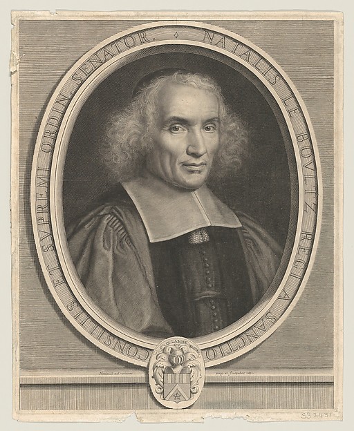 Robert Nanteuil, Portrait of the French Magistrate Noël Le Boultz