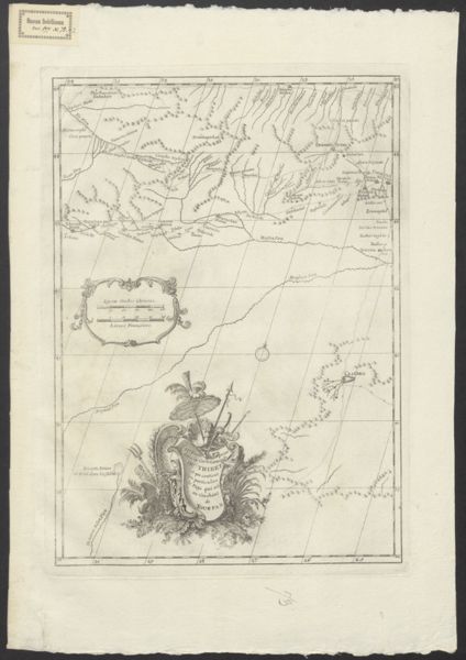 Anville, Jean Baptiste Bourguignon d', (1697-1782) (cartographer), IIe. Feuille Comprise dans la Carte Generale du Thibet, et qui contient en particulier Le Pays qui est au Couchant de Tourfan