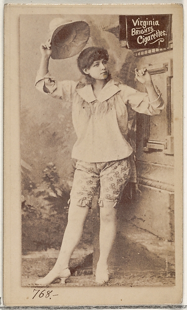 Allen & Ginter, Card 768, from the Actors and Actresses series (N45, Type 2) for Virginia Brights Cigarettes
