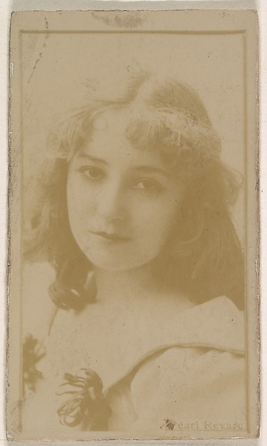 Kinney Brothers Tobacco Company, Pearl Revare, from the Actresses series (N245) issued by Kinney Brothers to promote Sweet Caporal Cigarettes
