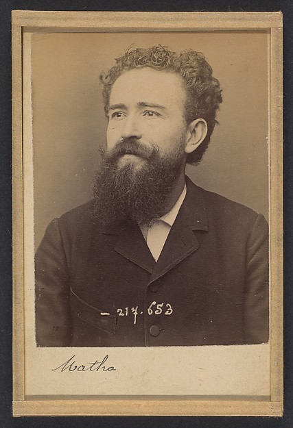 Alphonse Bertillon, Matha.