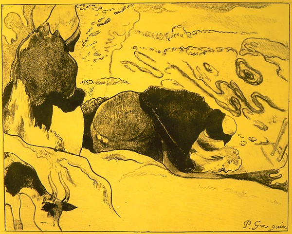 Paul Gauguin, Washerwomen, from the "Volpini Suite: Dessins lithographiques"