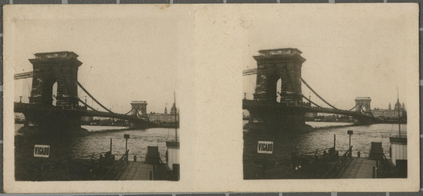 Desconegut, N.º 131 Budapest - Puente Colgante sobre el Danubio.
