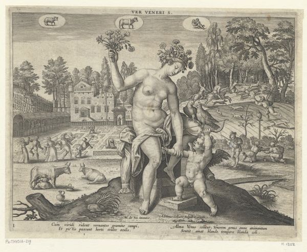 Collaert, Adriaen, (-1618), (printmaker), The four seasons: Spring