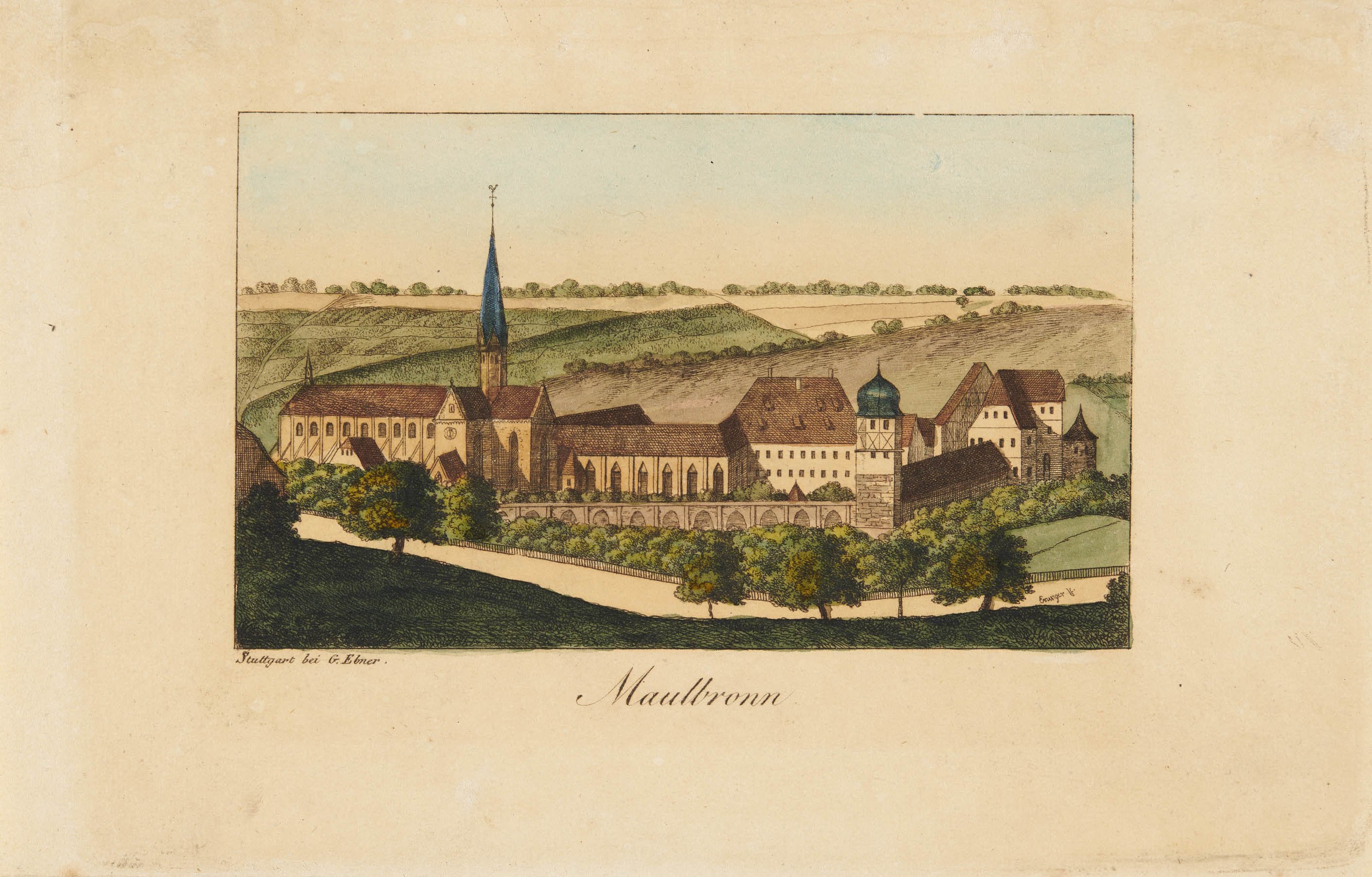 Eberhard Emminger, Maulbronn