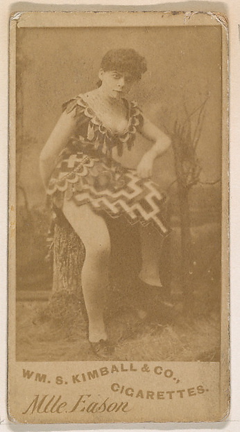 William S. Kimball & Company, Mlle. Eason, from the Actresses series (N203) issued by Wm. S. Kimball & Co.