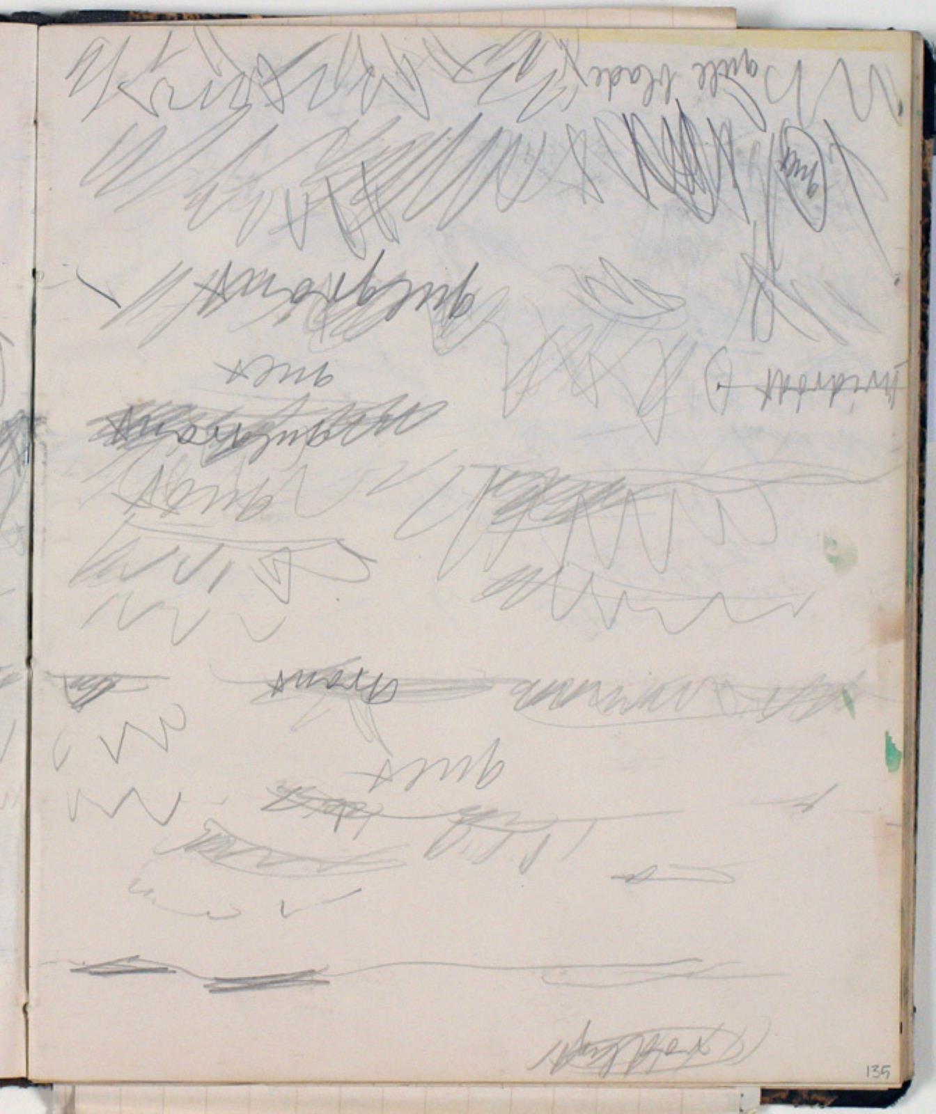 Niels Larsen Stevns, Landskabsstudie. Farveangivelser
