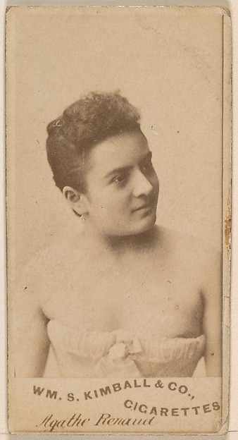 William S. Kimball & Company, Agathe Renaud, from the Actresses series (N203) issued by Wm. S. Kimball & Co.