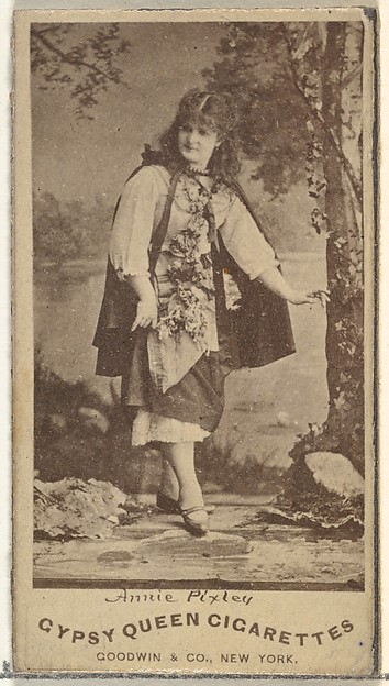 Goodwin & Company, Annie Pixley, from the Actors and Actresses series (N171) for Gypsy Queen Cigarettes