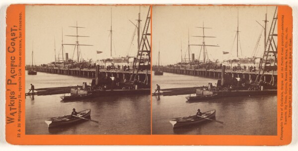 Carleton Watkins, Untitled [Long Pier, San Francisco]
