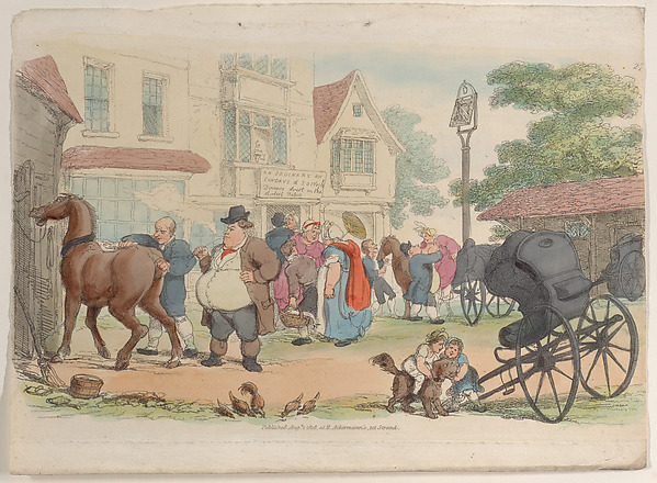 Thomas Rowlandson, Plate 27, from "World in Miniature"