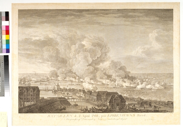 J.F. Clemens, Slaget på Reden d. 2. april 1801