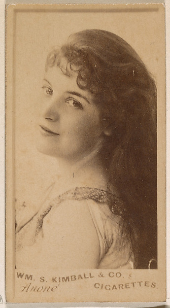 William S. Kimball & Company, Miss Anone, from the Actresses series (N203) issued by Wm. S. Kimball & Co.