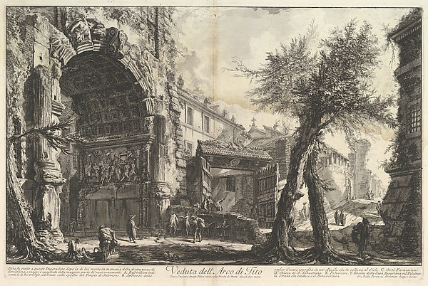 Giovanni Battista Piranesi, The Arch of Titus (Veduta dell'Arco di Tito)