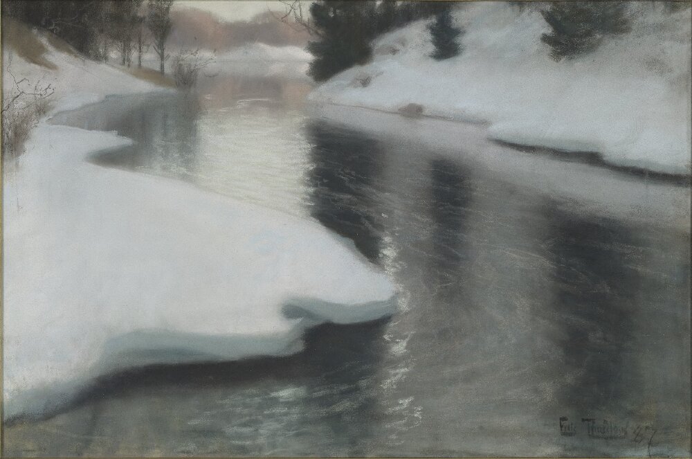 Frits Thaulow, Spring Thaw
