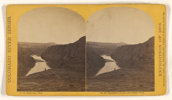 Timothy H. O'Sullivan, The Canon, 25 miles above Paria Creek.