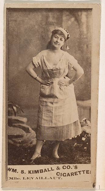 William S. Kimball & Company, Mlle. Levaillaut, from the Actresses series (N203) issued by Wm. S. Kimball & Co.