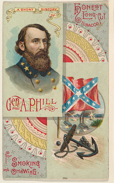 W. Duke, Sons & Co., A Short History of General A. Phill, from the Histories of Generals series (N114) issued by W. Duke, Sons & Co. to promote Honest Long Cut Smoking and Chewing Tobacco