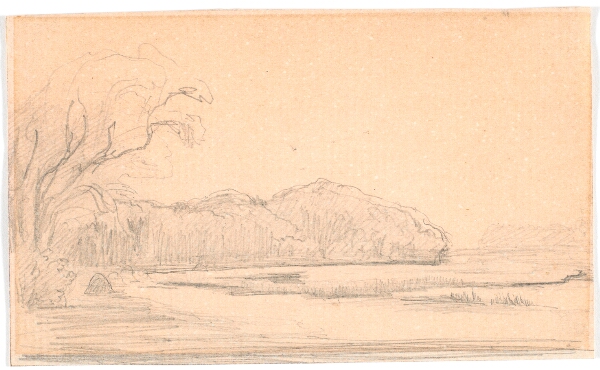 Theodor Philipsen, Landskab ved skovkranset sø