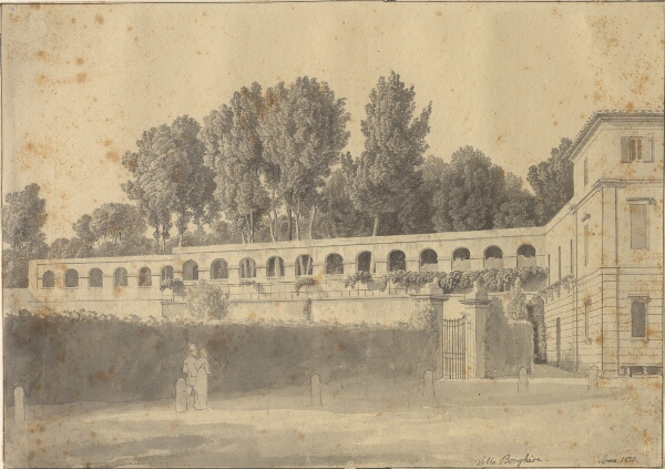 C.W. Eckersberg, Casino del Muro Torto i Villa Borgheses have, Rom