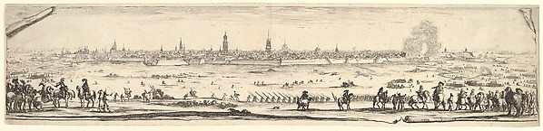 Stefano della Bella, Plan and view of the city of Arras