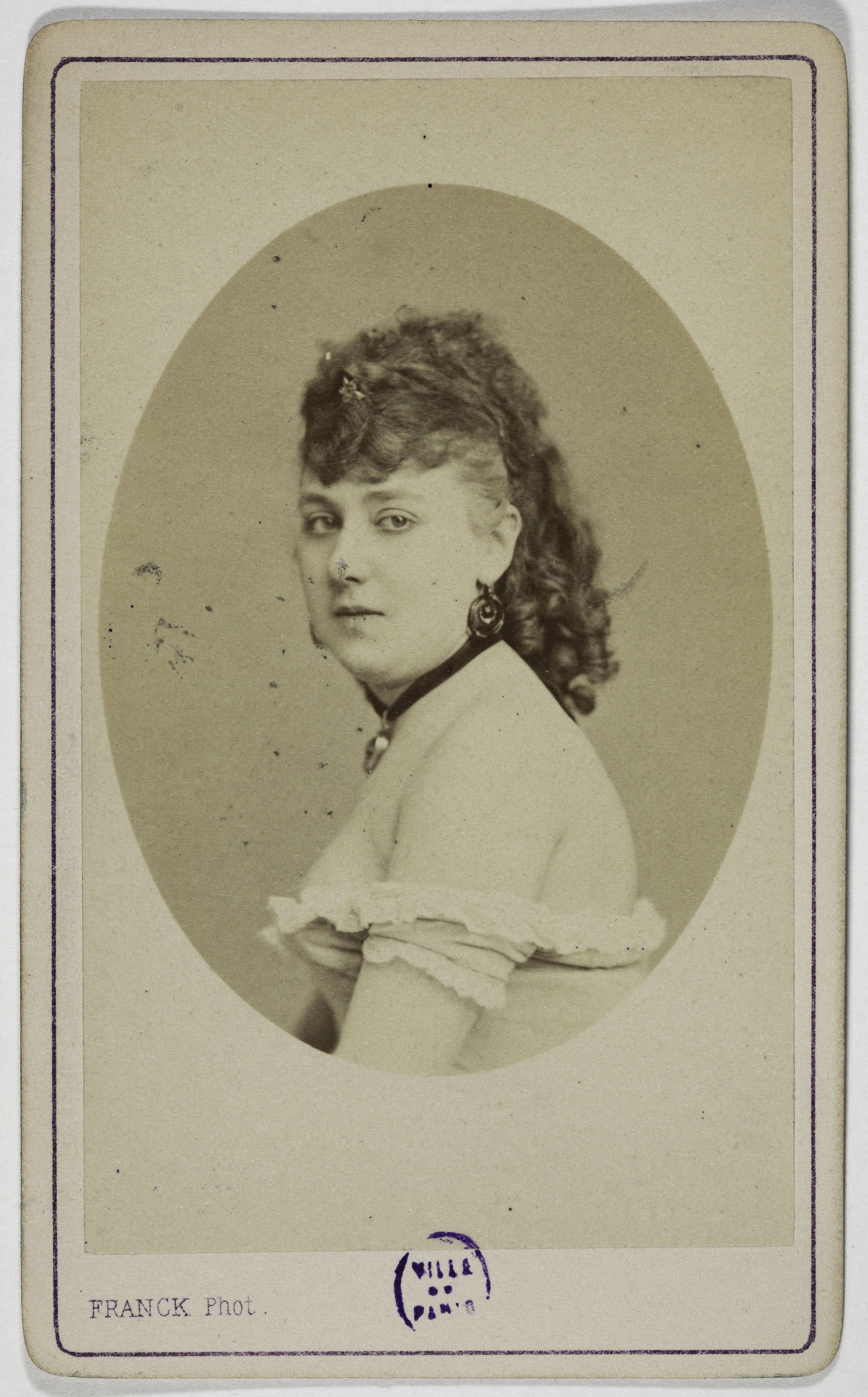 Franck, Portrait d'Anita, (actrice)