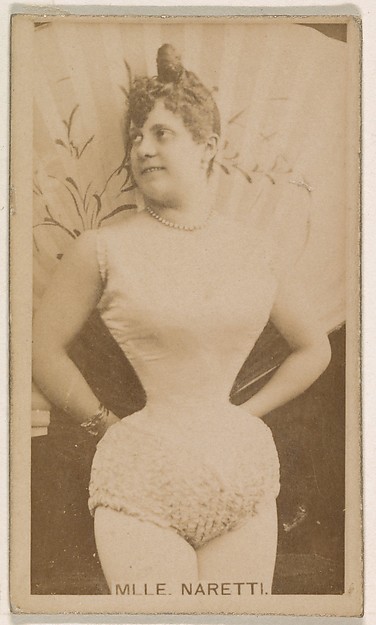 Kinney Brothers Tobacco Company, Mlle. Naretti, from the Actresses series (N245) issued by Kinney Brothers to promote Sweet Caporal Cigarettes