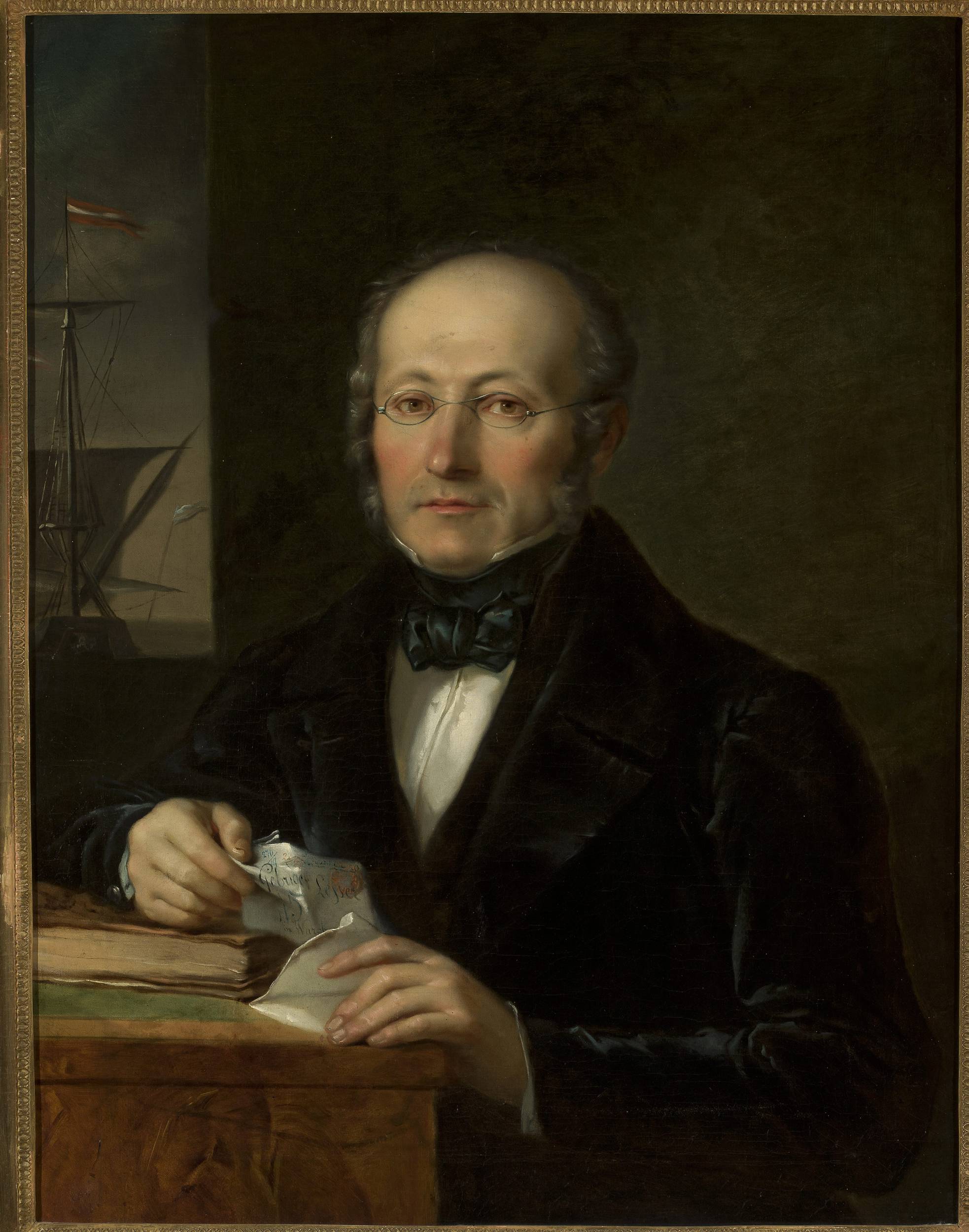 Aleksander Lesser, Portrait of the artist’s father, Levy Lesser