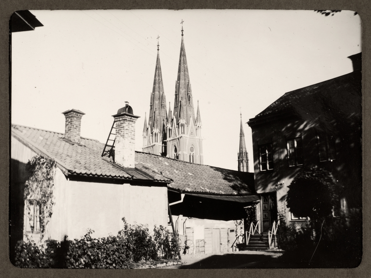 August Fredrik Schagerström, “Upsala. View from the Student Union’s Residential House Ö Slottsg.,” Ubbo district, Uppsala 1933