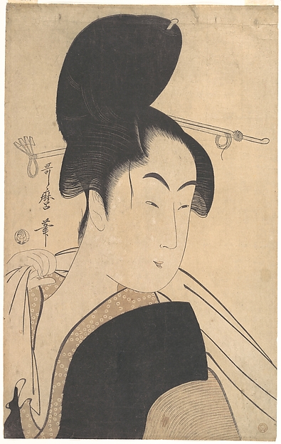 Kitagawa Utamaro, Woman after a Bath