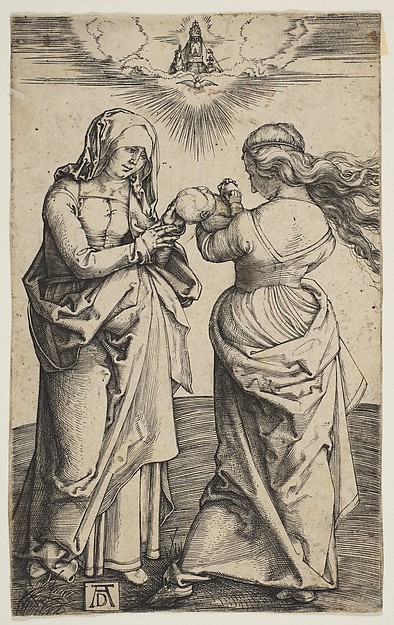 Albrecht Dürer, The Virgin and Child with the Infant Christ and Saint Anne