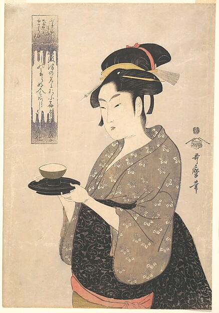 Kitagawa Utamaro, Okita of the Naniwaya Teahouse