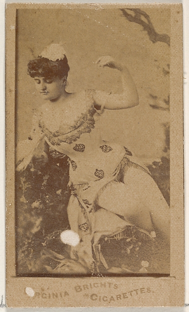 Allen & Ginter, From the Actors and Actresses series (N45, Type 4) for Virginia Brights Cigarettes