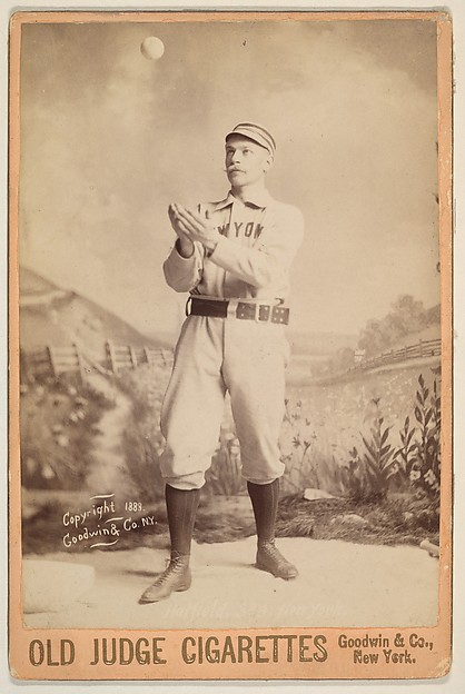 Goodwin & Company, Hatfield, 3rd Base, New York, from the series Old Judge Cigarettes