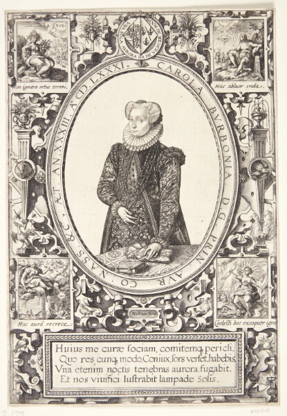 Hendrick Goltzius, Charlotte af Bourbon