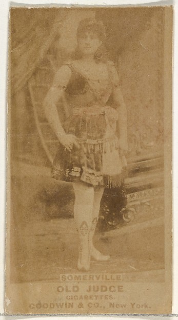 Goodwin & Company, Annie Somerville, from the Actors and Actresses series (N171) for Old Judge Cigarettes