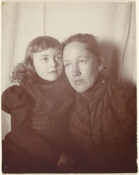 Louis Fleckenstein, [Portrait of a Woman and Girl]