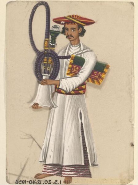 Unknown, One of forty paintings illustrating modes of transport, occupations, entertainers, ascetics and Muharram subjects.