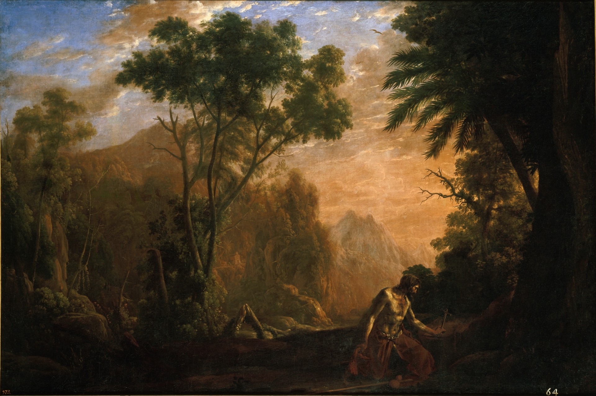 Claude Lorrain, Landscape with Saint Onuphrius