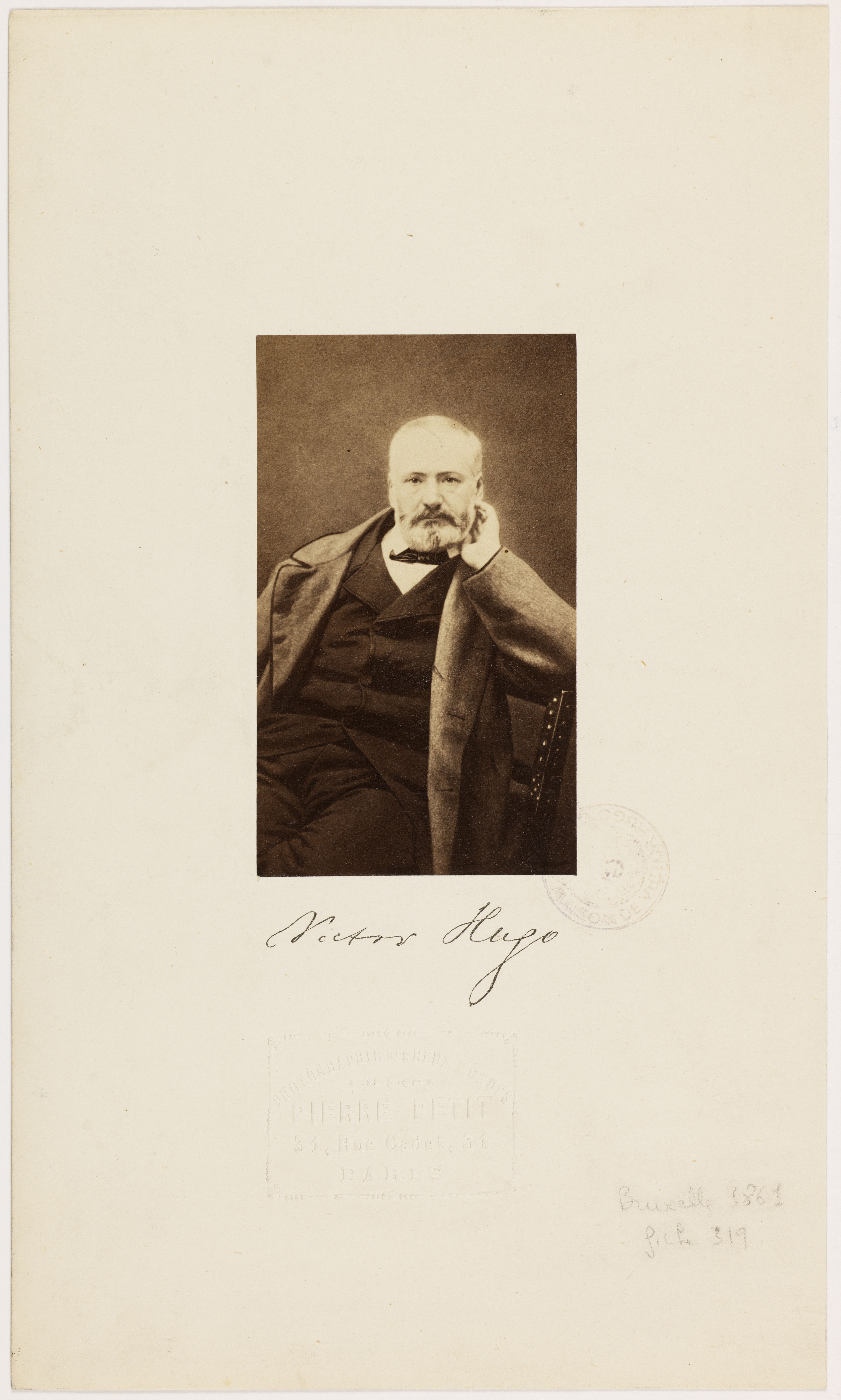 Gilbert Louis Radoux, Victor Hugo à Bruxelles