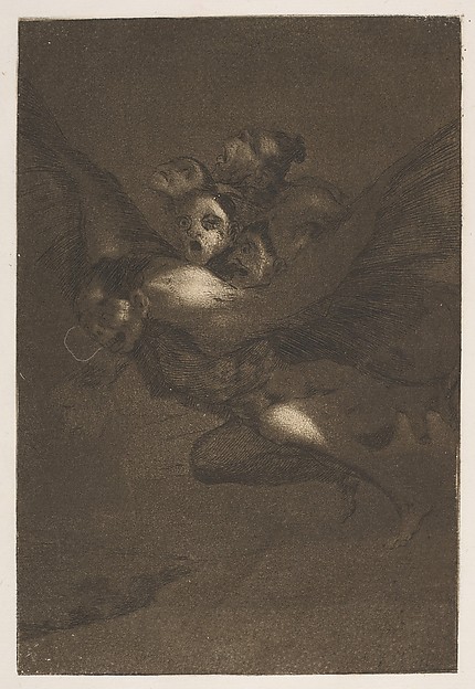 Goya (Francisco de Goya y Lucientes), Plate 64 from "Los Caprichos": Bon Voyage (Buen Viage)