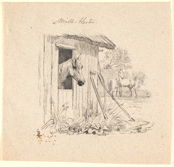 Johan Thomas Lundbye, Møllehesten