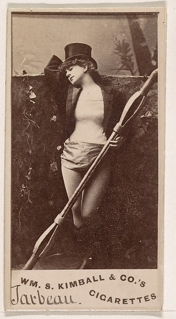 William S. Kimball & Company, Miss Jarbeau, from the Actresses series (N203) issued by Wm. S. Kimball & Co.