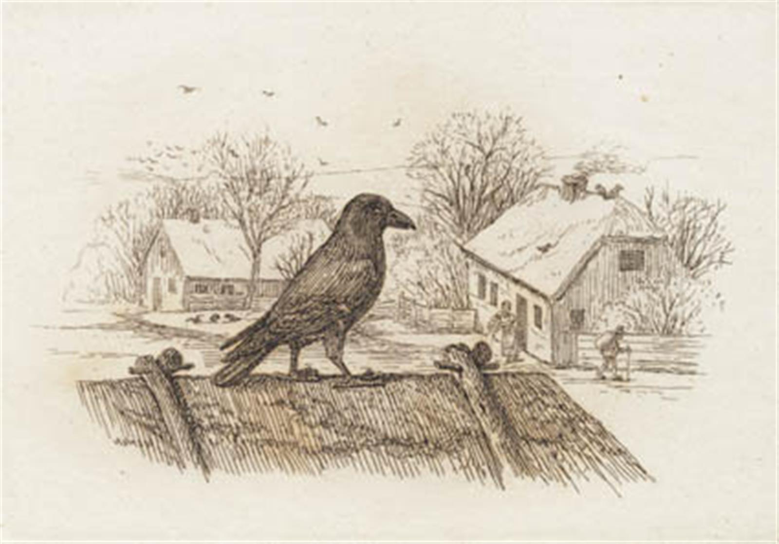 Martinus Rørbye, Illustration til "Halvhundrede Fabler for Børn" af Hey