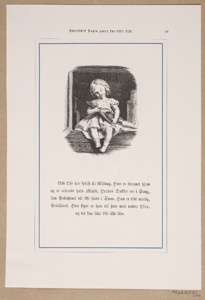 Lorenz Frølich, Illustration til "Hvorledes Dagen gaaer for Lille Lise"